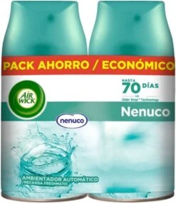 Navulling Voor Elektrische Luchtverfrisser Air Wick Nenuco (2 X 250 Ml) -Damesparfum Winkel 1038x1200