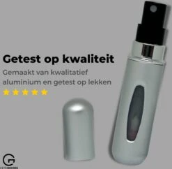 Cetins - Parfum Verstuiver Navulbaar - Mini Parfum Flesje - Reisflesje – Matt Grijs - 9 Cetins - Parfum Verstuiver Navulbaar - Mini Parfum Flesje - Reisflesje – Matt Grijs - -Damesparfum Winkel 1200x1175