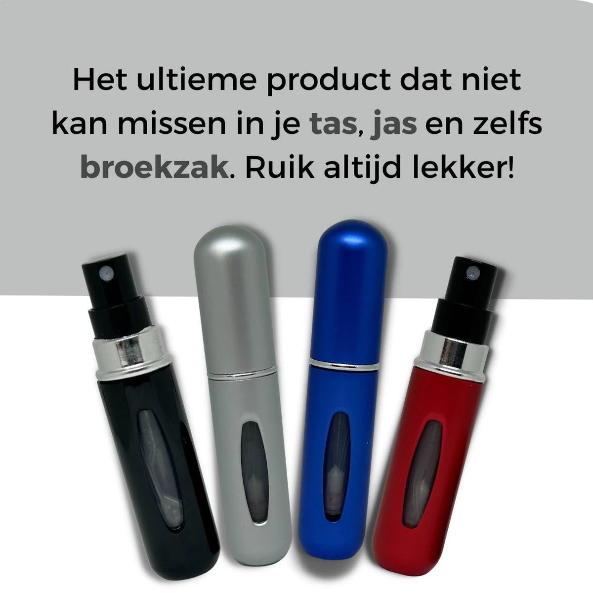 Cetins - Parfum Verstuiver Navulbaar - Mini Parfum Flesje - Reisflesje – Matt Grijs - 4 Cetins - Parfum Verstuiver Navulbaar - Mini Parfum Flesje - Reisflesje – Matt Grijs - - Afbeelding 4