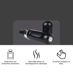 Cetins - Parfum Verstuiver Navulbaar - Mini Parfum Flesje - Reisflesje – Zwart 11 Cetins - Parfum Verstuiver Navulbaar - Mini Parfum Flesje - Reisflesje – Zwart -Damesparfum Winkel 1200x1200 246