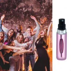 Mini Parfum Flesje 2-PACK Goud En Roze| Lipstick Formaat Navulbare Parfum Verstuiver -Damesparfum Winkel 1200x1200 253