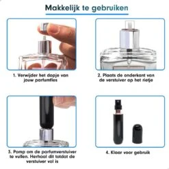 MaxedMore Navulbare Parfumverstuiver 5ml Zwart - 65 Keer Spraybare Parfum Verstuiver - Hervulbaar Tasverstuiver Voor Parfum - Meeneem Mini Geur Flesje Voor Op Reis - Lipstick Formaat Navulbaar Parfumflesje 13 MaxedMore Navulbare Parfumverstuiver 5ml Zwart - 65 Keer Spraybare Parfum Verstuiver - Hervulbaar Tasverstuiver Voor Parfum - Meeneem Mini Geur Flesje Voor Op Reis - Lipstick Formaat Navulbaar Parfumflesje -Damesparfum Winkel 1200x1200 267