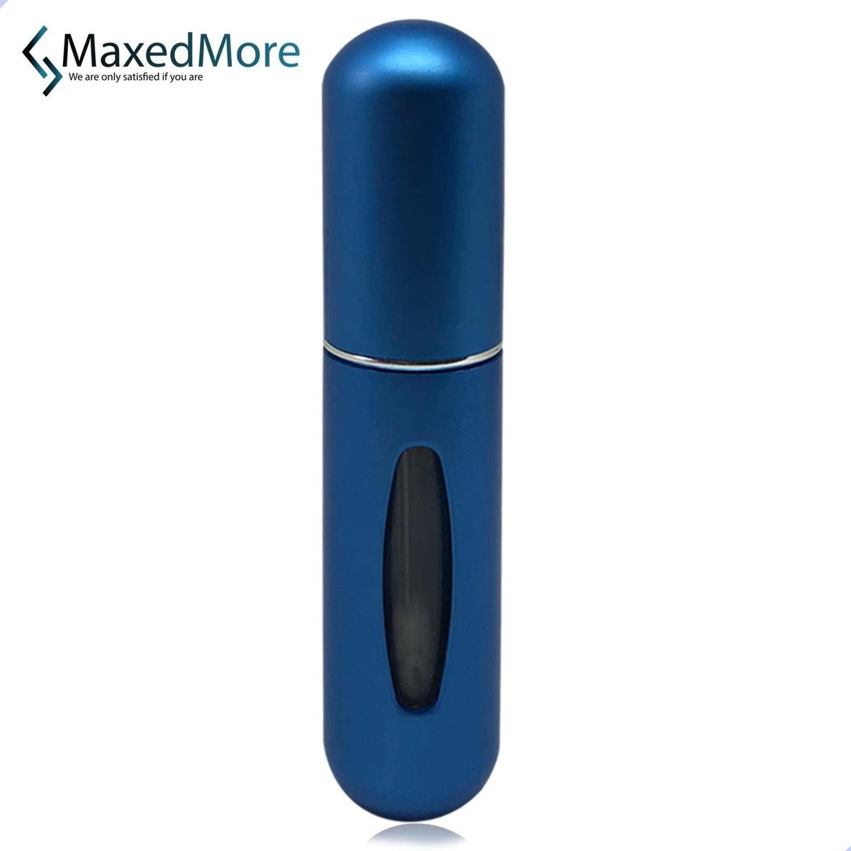 MaxedMore Navulbare Parfumverstuiver 5ml Blauw - 65 Keer Spraybare Parfum Verstuiver - Hervulbaar Tasverstuiver Voor Parfum - Meeneem Mini Geur Flesje Voor Op Reis - Lipstick Formaat Navulbaar Parfumflesje 1 MaxedMore Navulbare Parfumverstuiver 5ml Blauw - 65 Keer Spraybare Parfum Verstuiver - Hervulbaar Tasverstuiver Voor Parfum - Meeneem Mini Geur Flesje Voor Op Reis - Lipstick Formaat Navulbaar Parfumflesje