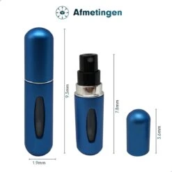 MaxedMore Navulbare Parfumverstuiver 5ml Blauw - 65 Keer Spraybare Parfum Verstuiver - Hervulbaar Tasverstuiver Voor Parfum - Meeneem Mini Geur Flesje Voor Op Reis - Lipstick Formaat Navulbaar Parfumflesje 12 MaxedMore Navulbare Parfumverstuiver 5ml Blauw - 65 Keer Spraybare Parfum Verstuiver - Hervulbaar Tasverstuiver Voor Parfum - Meeneem Mini Geur Flesje Voor Op Reis - Lipstick Formaat Navulbaar Parfumflesje -Damesparfum Winkel 1200x1200 278