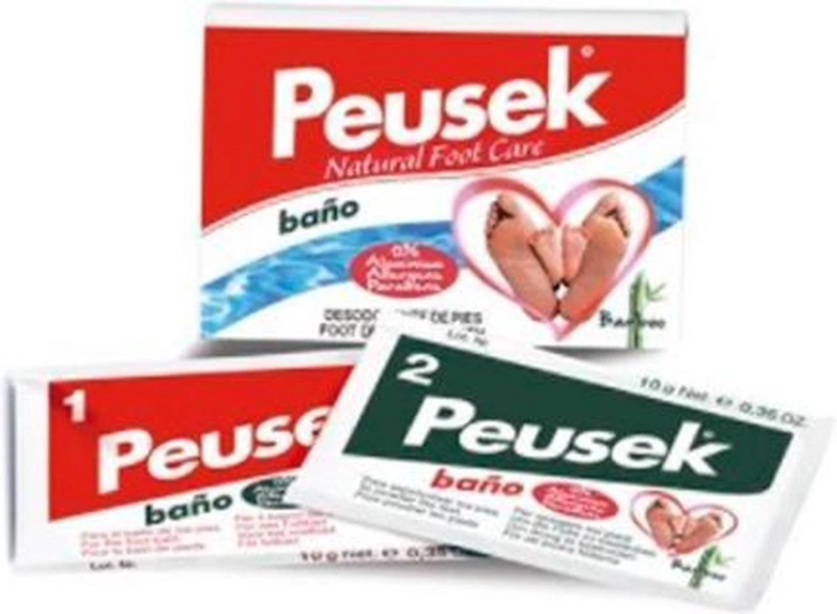 Peusek Bao Antitranspirante Pies 2 Sobres 20 Gr 1 Peusek Bao Antitranspirante Pies 2 Sobres 20 Gr