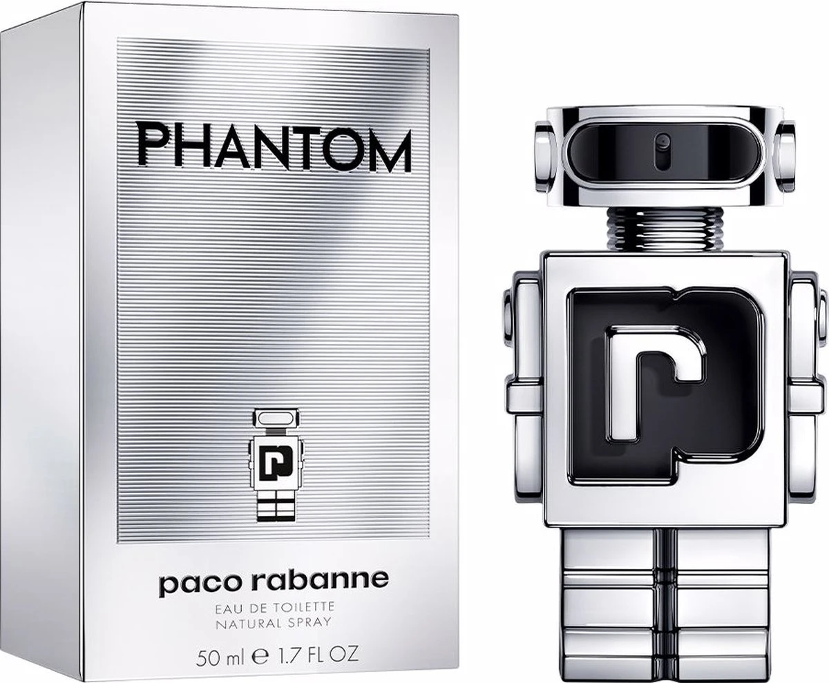 Paco Rabanne Phantom 50 Ml - Eau De Toilette - Herenparfum 18 Paco Rabanne Phantom 50 Ml - Eau De Toilette - Herenparfum - Afbeelding 18