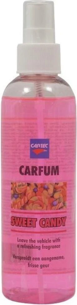 Cartec Carfum 200ml - Auto Geurtje - Sweet Candy - Auto Luchtverfrisser - Auto Geurverfrisser