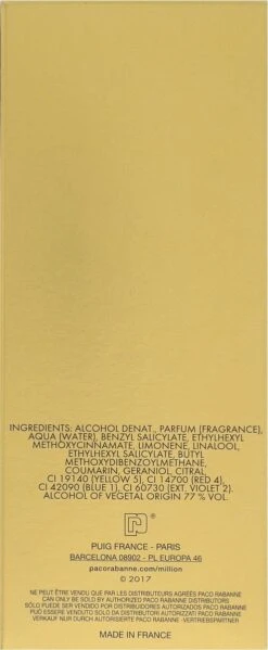 Paco Rabanne 1 Million Lucky 100 Ml - Eau De Toilette - Herenparfum -Damesparfum Winkel 495x1200 2