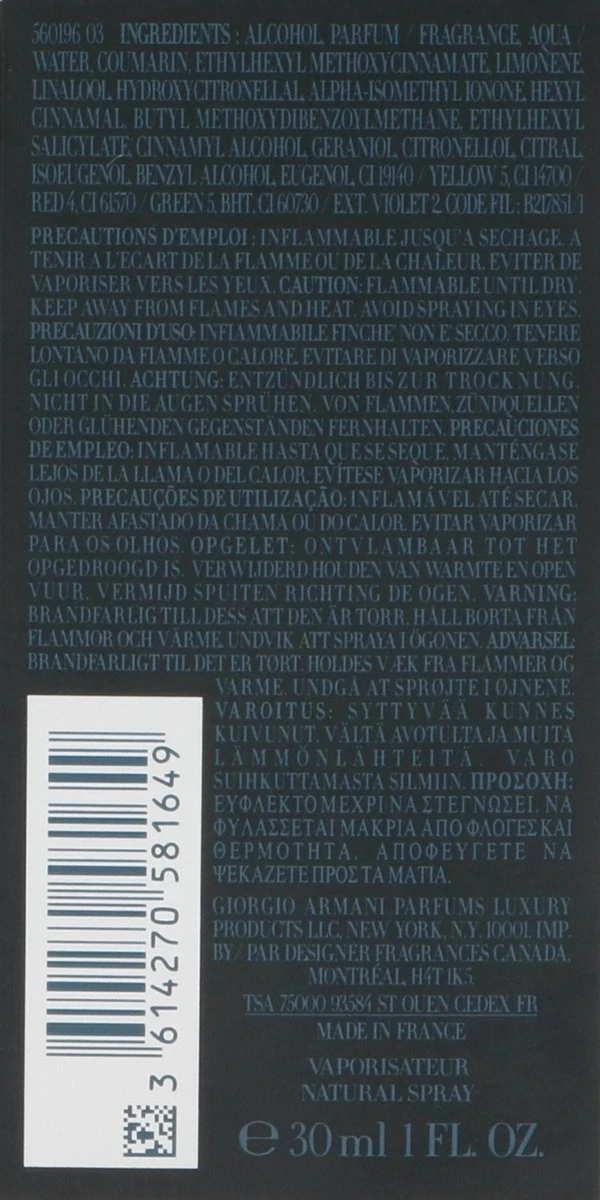 Giorgio Armani Code Profumo 30 Ml - Eau De Parfum - Herenparfum 4 Giorgio Armani Code Profumo 30 Ml - Eau De Parfum - Herenparfum - Afbeelding 4