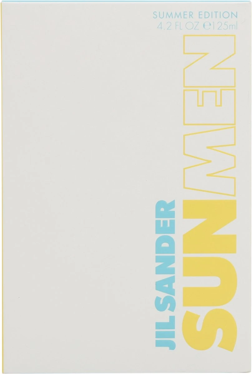 Jil Sander Sun For Men Summer Edition Eau De Toilette Spray 125 Ml 3 Jil Sander Sun For Men Summer Edition Eau De Toilette Spray 125 Ml - Afbeelding 3