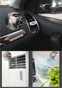 Eco Autoparfum ZWART - 2 Stuks!! - Luxe Auto Luchtverfrisser - Voor Luchtrooster - Autogeur -AutoVerfrisser - Trendy Design - VentilatieroosterMonteerbaar - Herbruikbaar - AutoLuchtje - Geurverfrisser - Eco Friendly - Biologisch Afbreekbaar -Damesparfum Winkel 847x1200 2