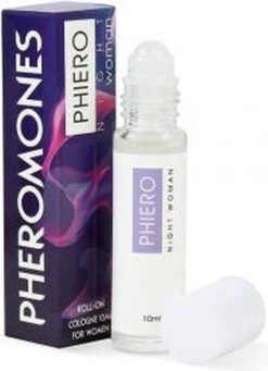 500Cosmetics Phiero Night Woman - Eau De Parfum - Met Feromonen - Roll-on Formaat - Voor Vrouwen - 10ml -Damesparfum Winkel 869x1200