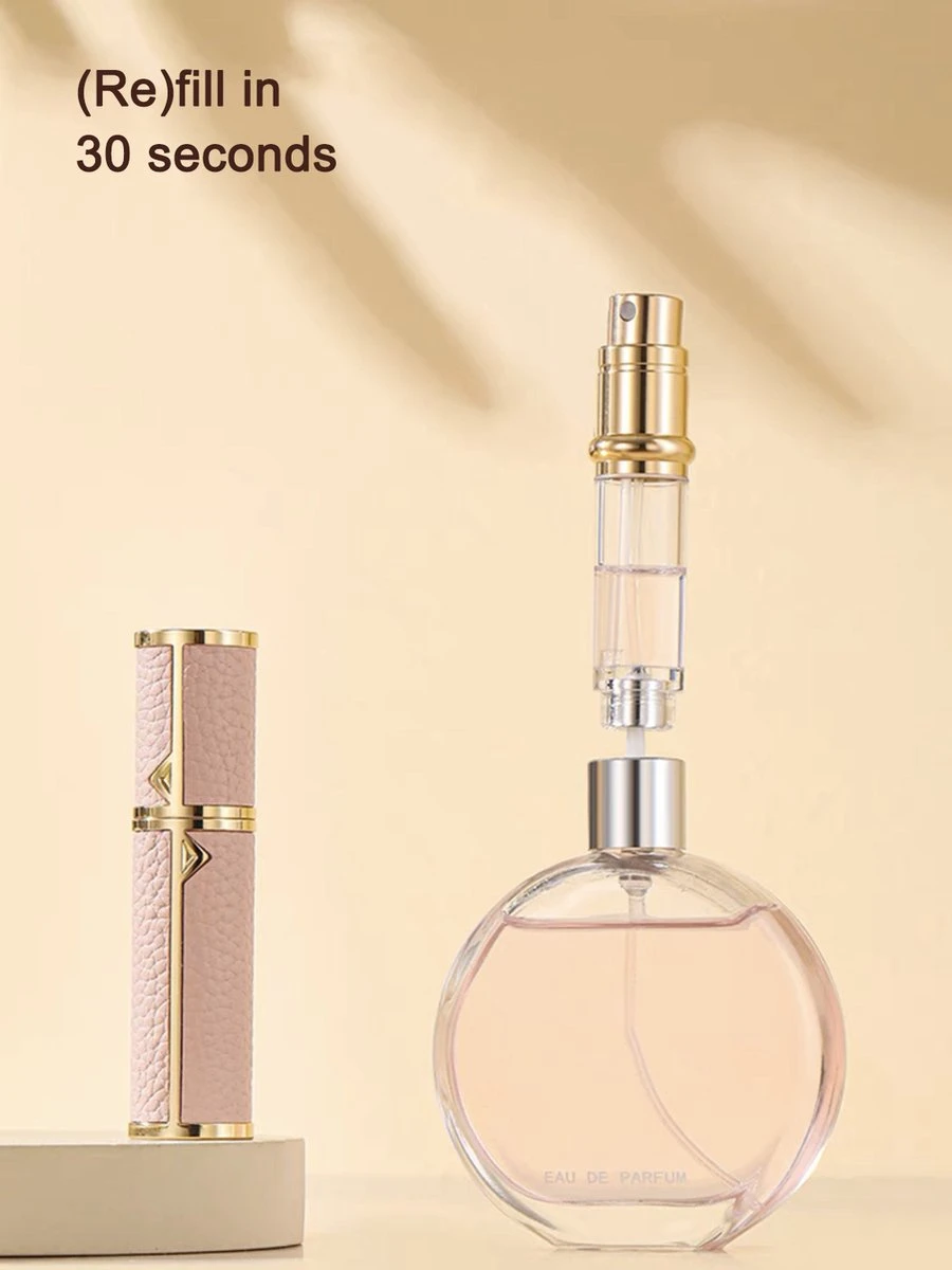Hervulbare Parfumverstuiver-5ml-Mini Parfumverstuiver-Kleine Spuitfles Voor Parfum-Lege Parfumflesje Voor Op Reis Glasspray Draagbaar Parfumpakket Met Lederen Hoes - Mandarijn Groen 6 Hervulbare Parfumverstuiver-5ml-Mini Parfumverstuiver-Kleine Spuitfles Voor Parfum-Lege Parfumflesje Voor Op Reis Glasspray Draagbaar Parfumpakket Met Lederen Hoes - Mandarijn Groen - Afbeelding 6